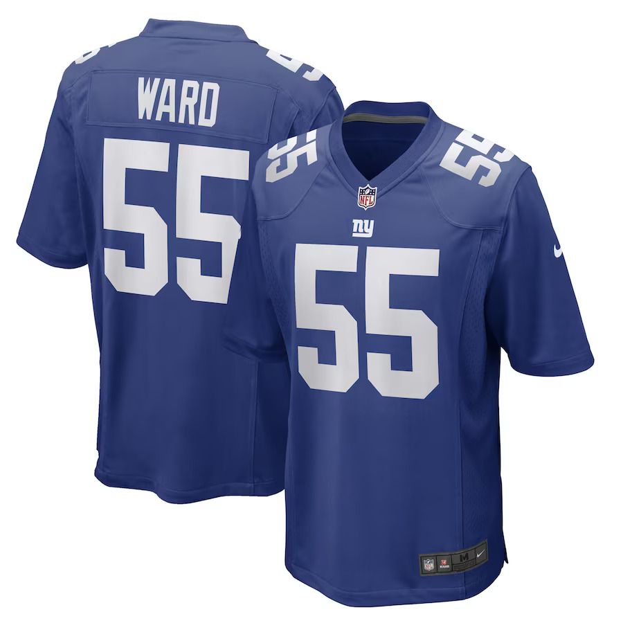 Men New York Giants #55 Jihad Ward Nike Royal Game Player NFL Jersey